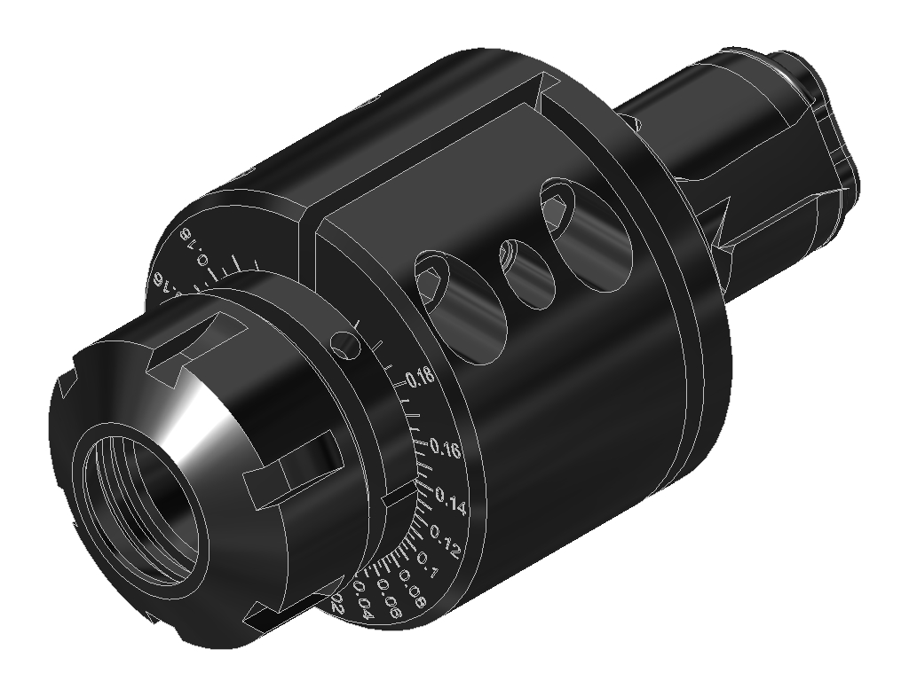 Varia VX3, Mandrins à pinces, ER25, DIN6499, Ø2-16